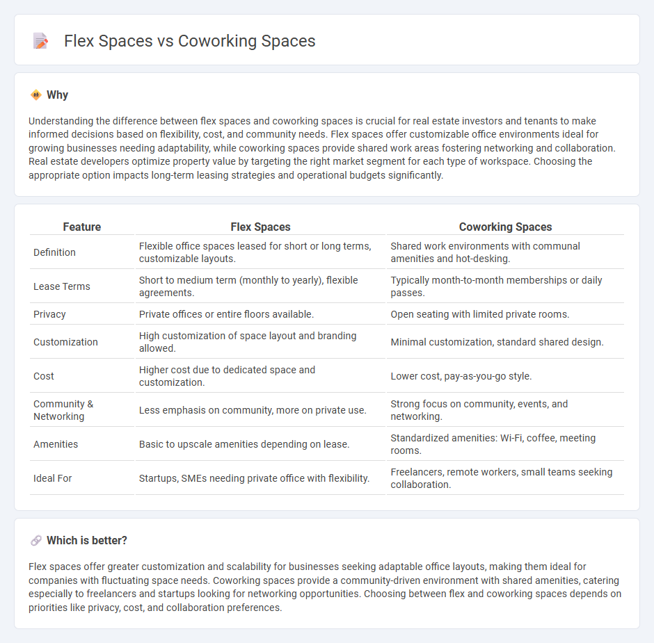 Flex Spaces vs Coworking Spaces in Real Estate
