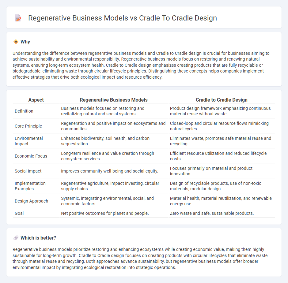 Regenerative Business Models vs Cradle To Cradle Design in Consulting