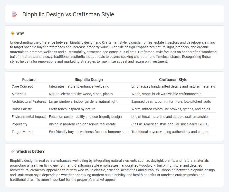Biophilic Design vs Craftsman Style in Real Estate