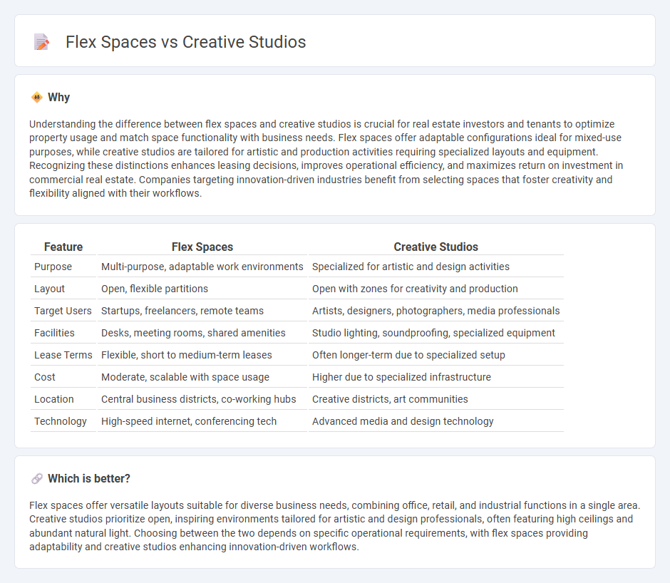 Flex Spaces vs Creative Studios in Real Estate