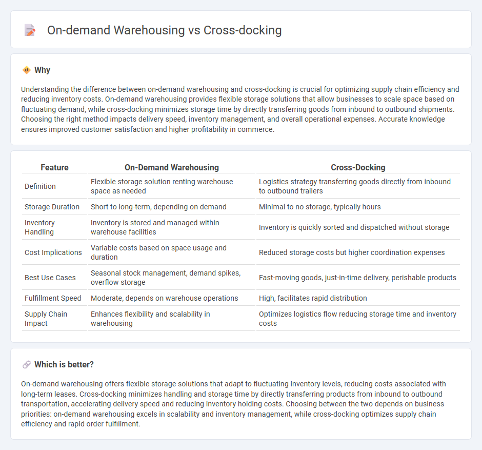 On-Demand Warehousing vs Cross-Docking in Commerce