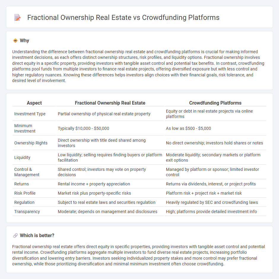Fractional Ownership Real Estate vs Crowdfunding Platforms in Investment
