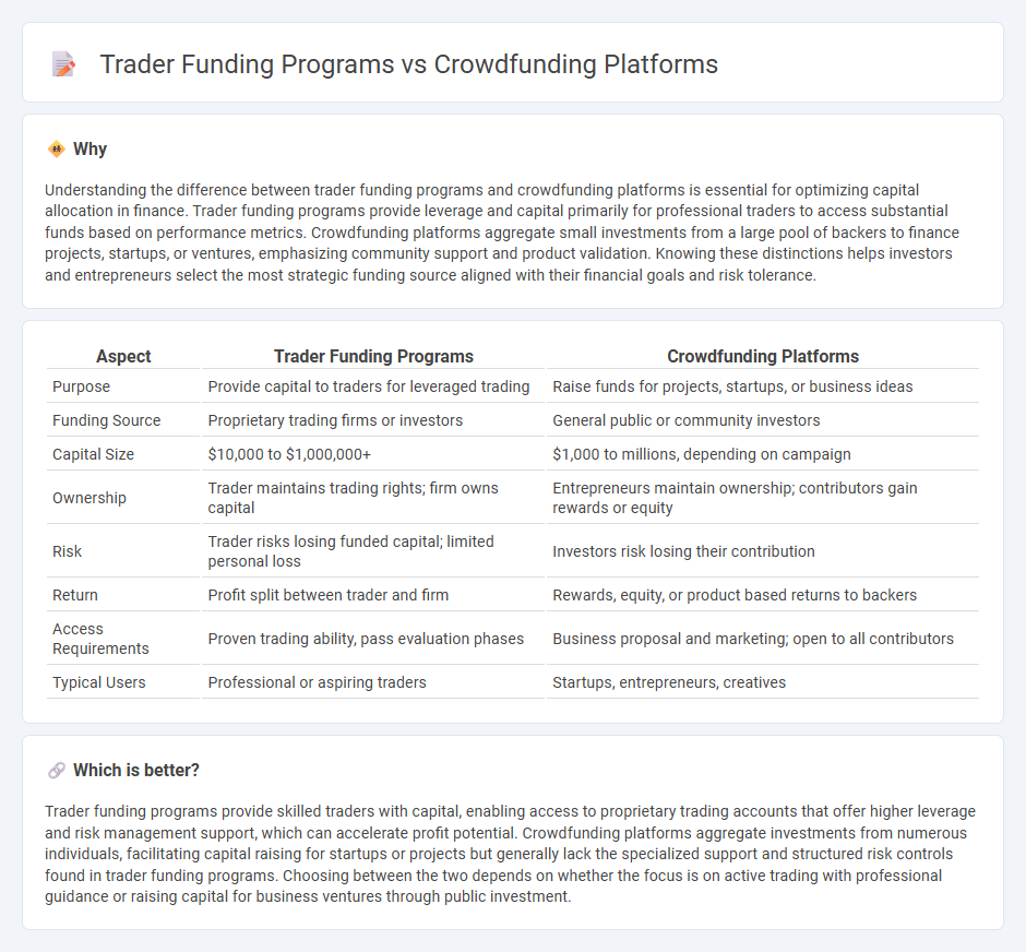 Trader Funding Programs vs Crowdfunding Platforms in Finance