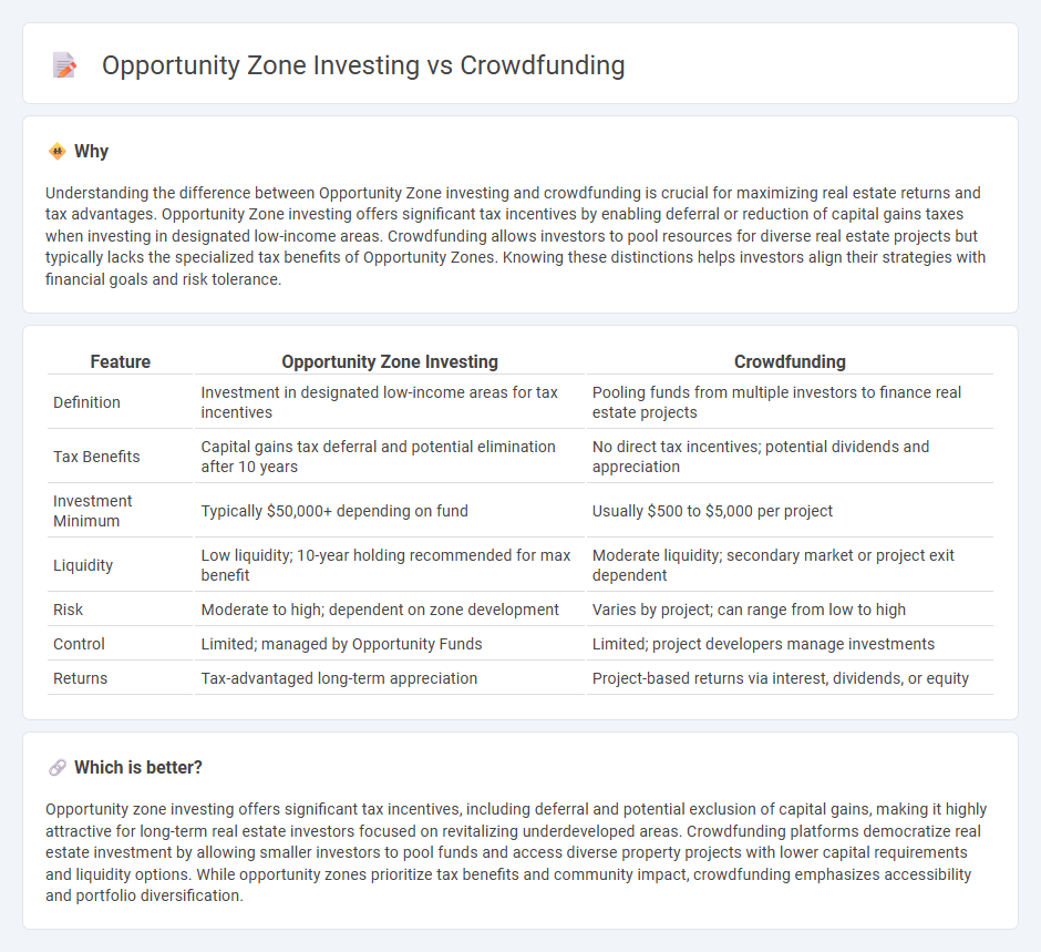 Opportunity Zone Investing vs Crowdfunding in Real Estate