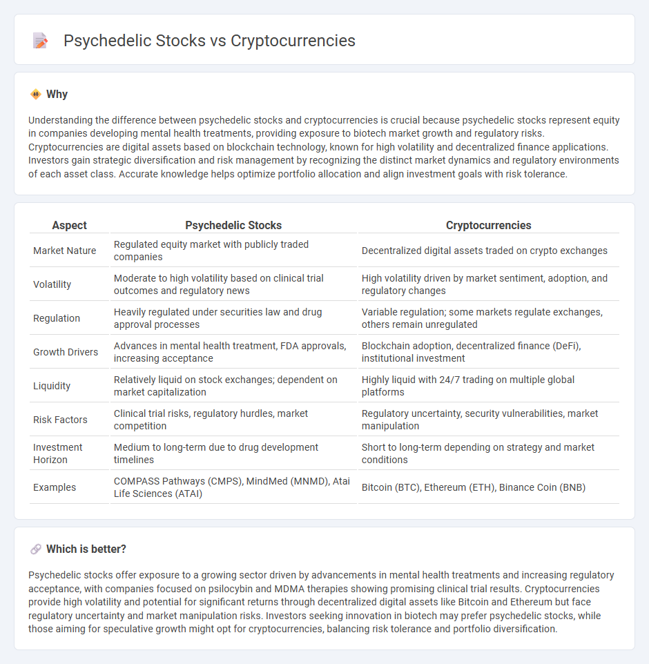 Psychedelic Stocks vs Cryptocurrencies in Investment
