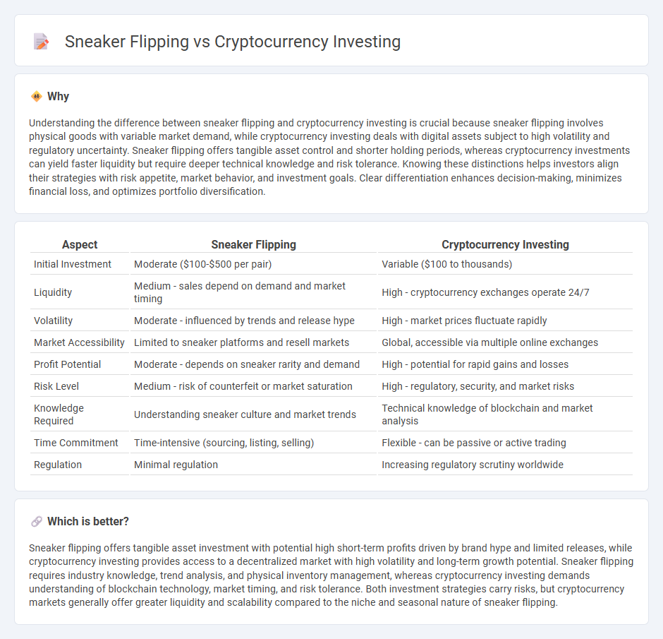 Sneaker Flipping vs Cryptocurrency Investing in Investment