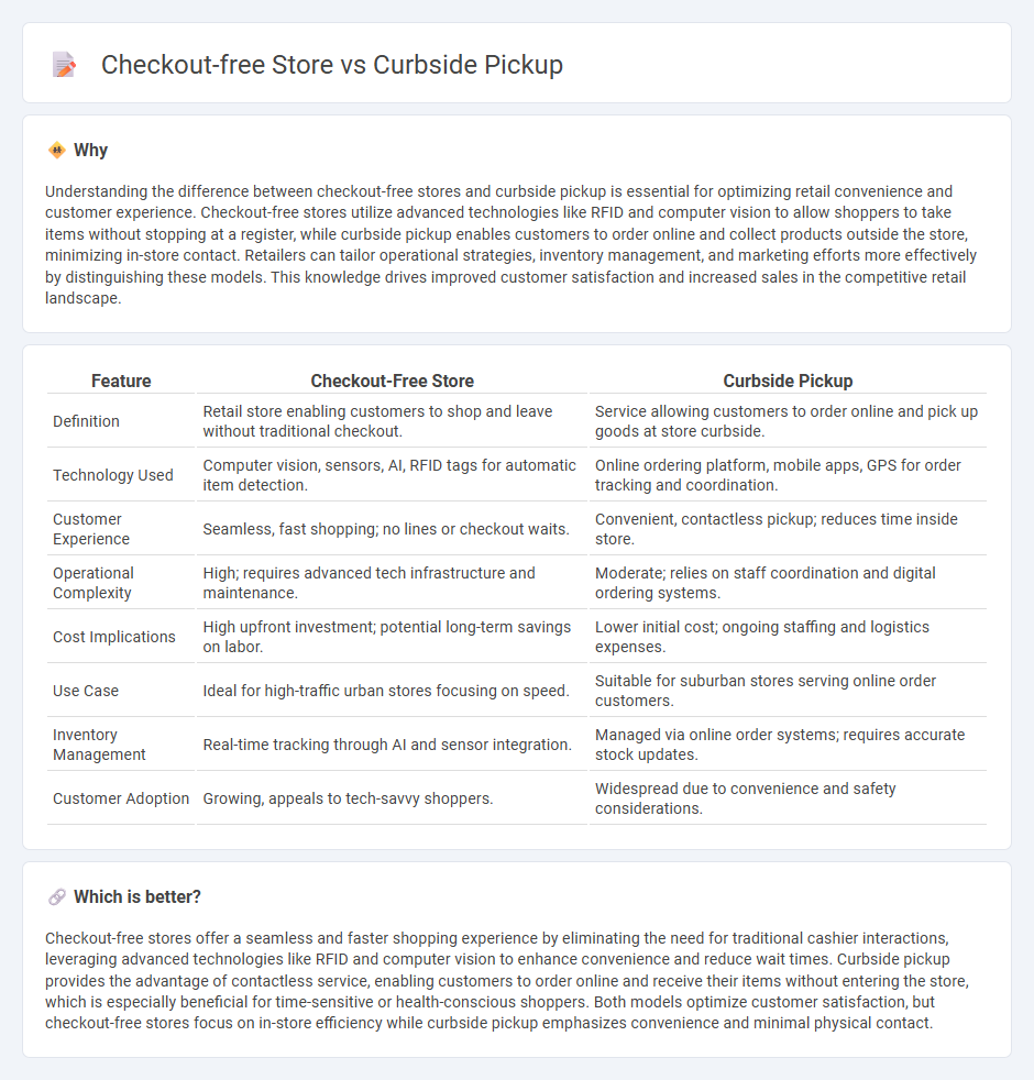Checkout-Free Store vs Curbside Pickup in Retail