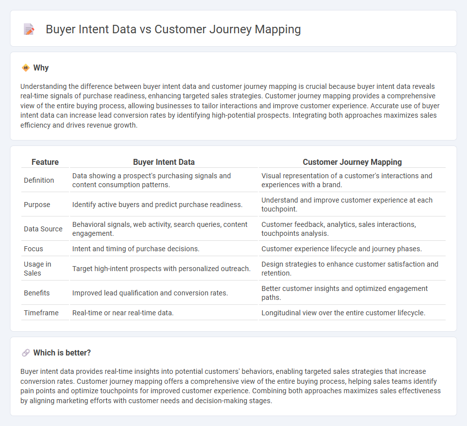 Buyer Intent Data vs Customer Journey Mapping in Sales