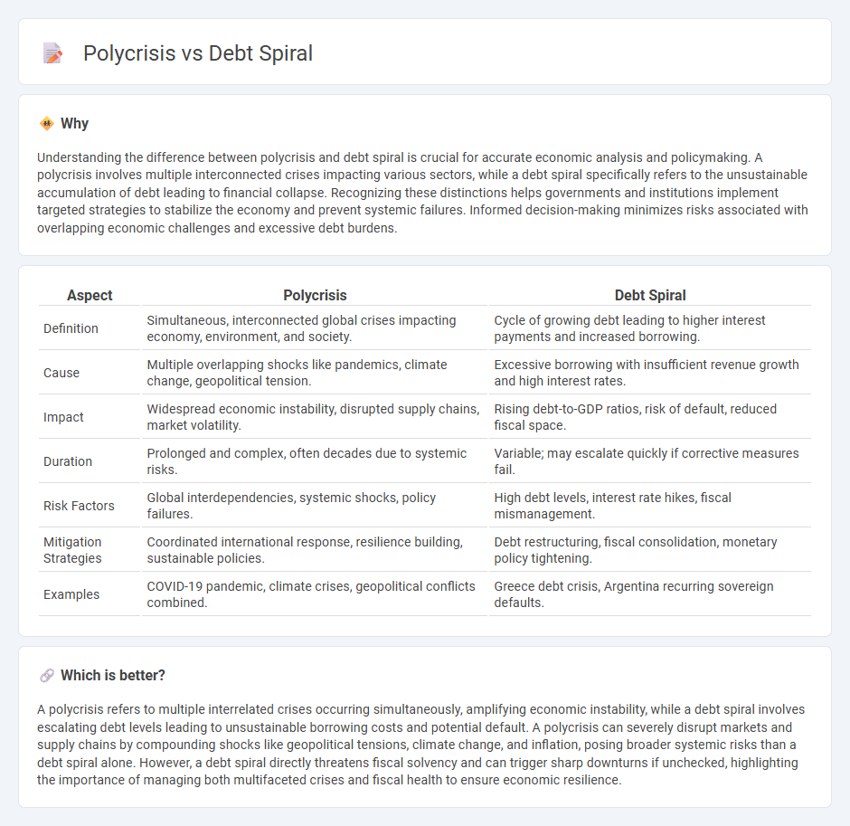 Polycrisis vs Debt Spiral in Economy
