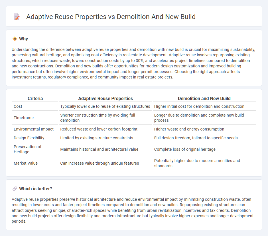 Adaptive Reuse Properties vs Demolition And New Build in Real Estate