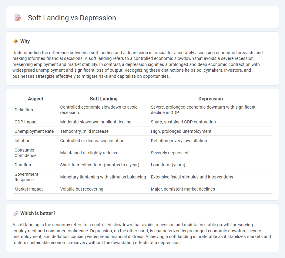 Soft Landing vs Depression in Economy