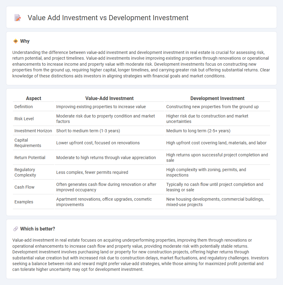 Value Add Investment vs Development Investment in Real Estate