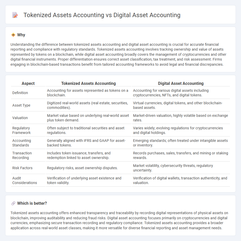 Tokenized Assets Accounting vs Digital Asset Accounting in Accounting