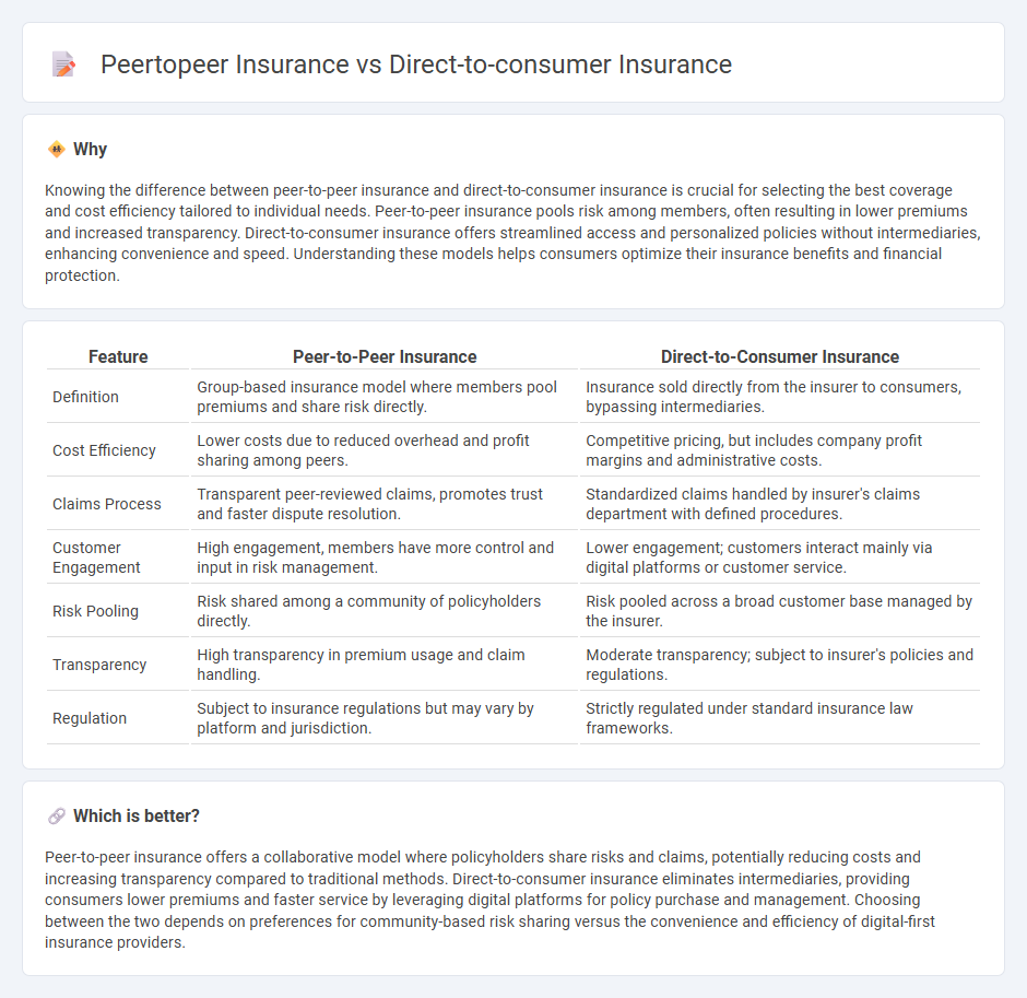 Peertopeer Insurance vs Direct-To-Consumer Insurance in Insurance