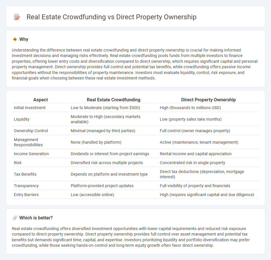 Real Estate Crowdfunding vs Direct Property Ownership in Real Estate
