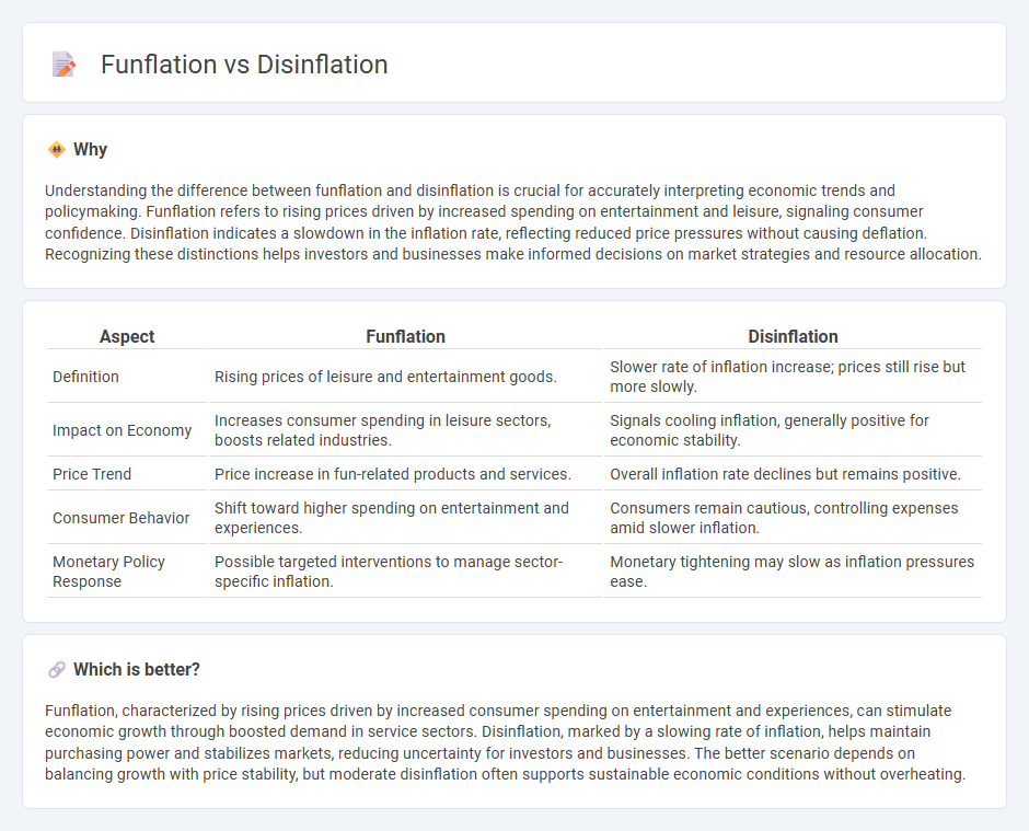 Funflation vs Disinflation in Economy