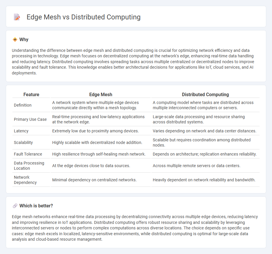 Edge Mesh vs Distributed Computing in Technology