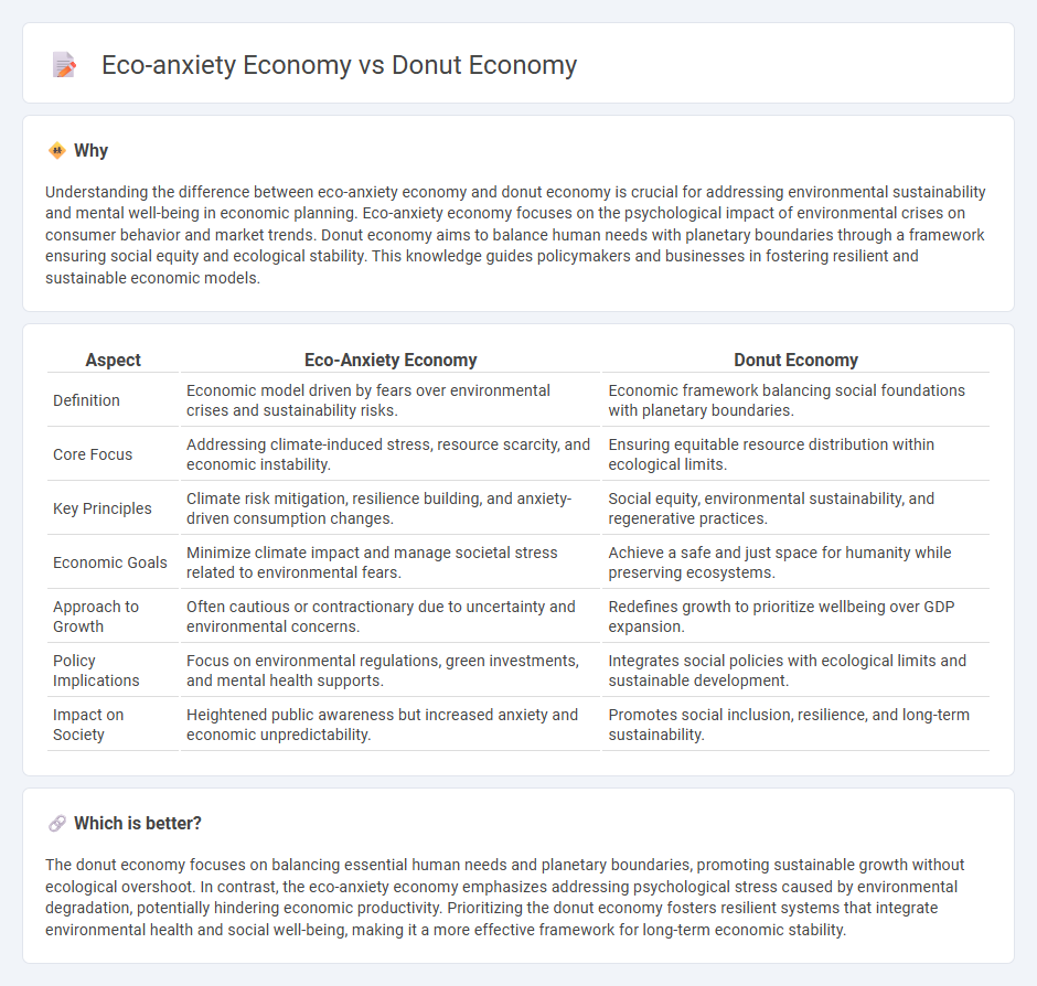 Eco-Anxiety Economy vs Donut Economy in Economy