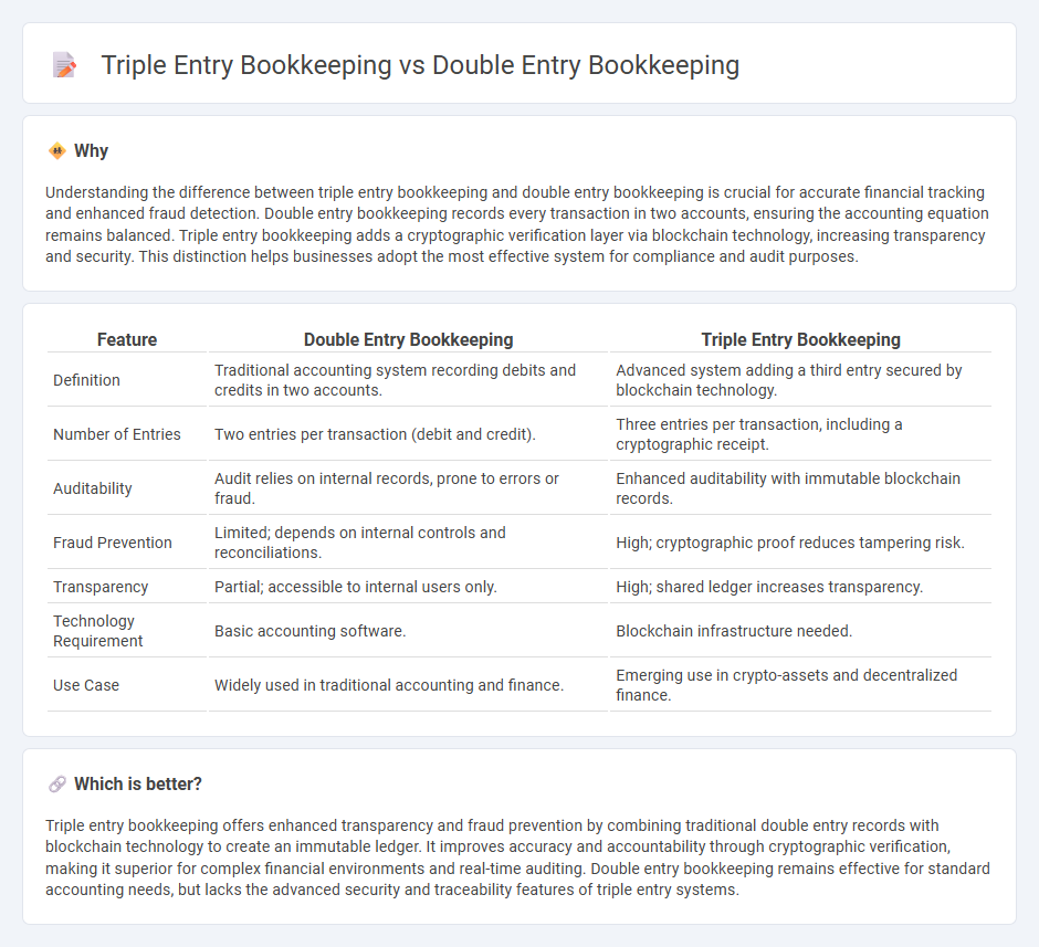 Triple Entry Bookkeeping vs Double Entry Bookkeeping in Accounting