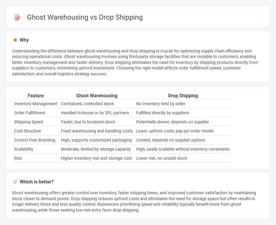 Ghost Warehousing vs Drop Shipping in Logistics