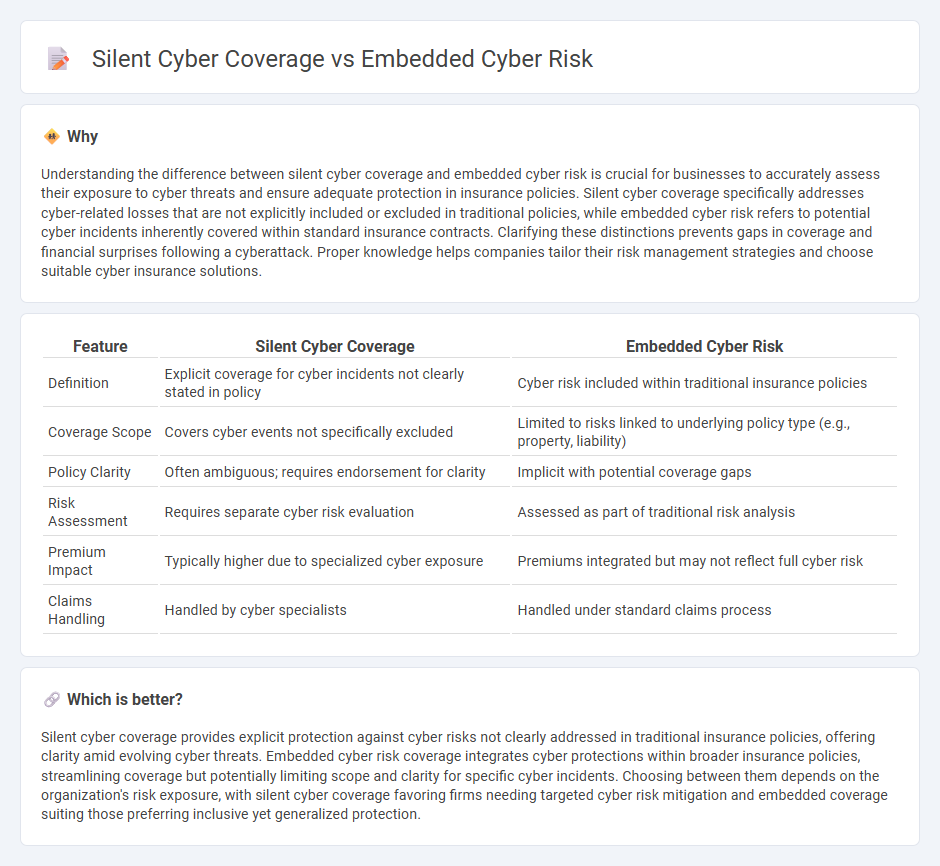 Silent Cyber Coverage vs Embedded Cyber Risk in Insurance