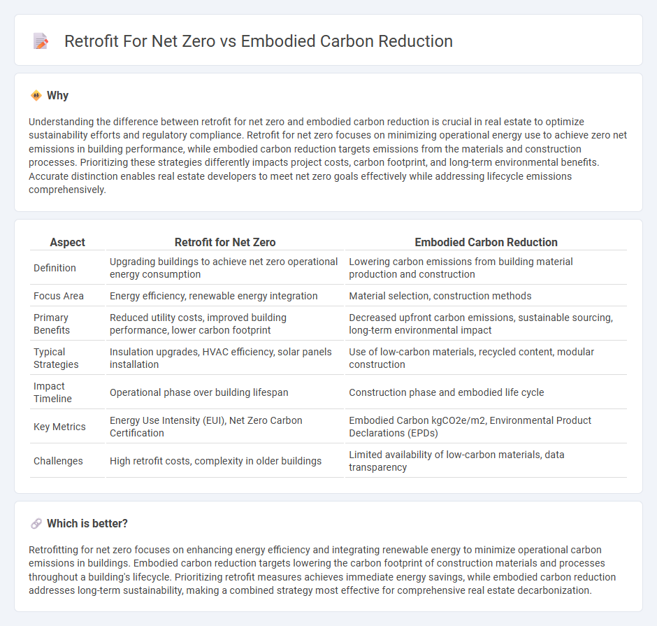 Retrofit For Net Zero vs Embodied Carbon Reduction in Real Estate