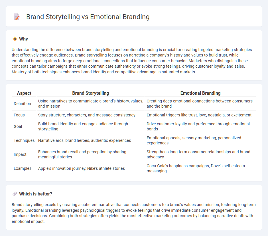 Brand Storytelling vs Emotional Branding in Marketing