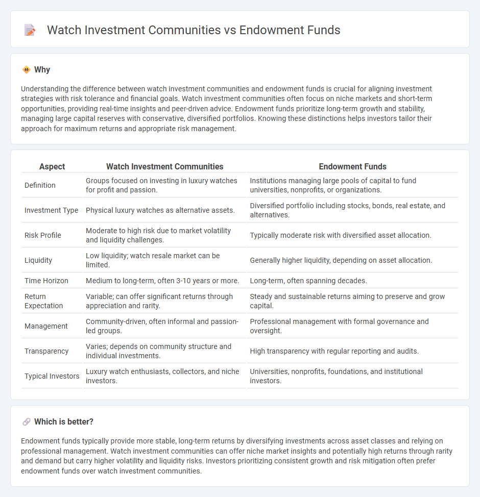 Watch Investment Communities vs Endowment Funds in Investment