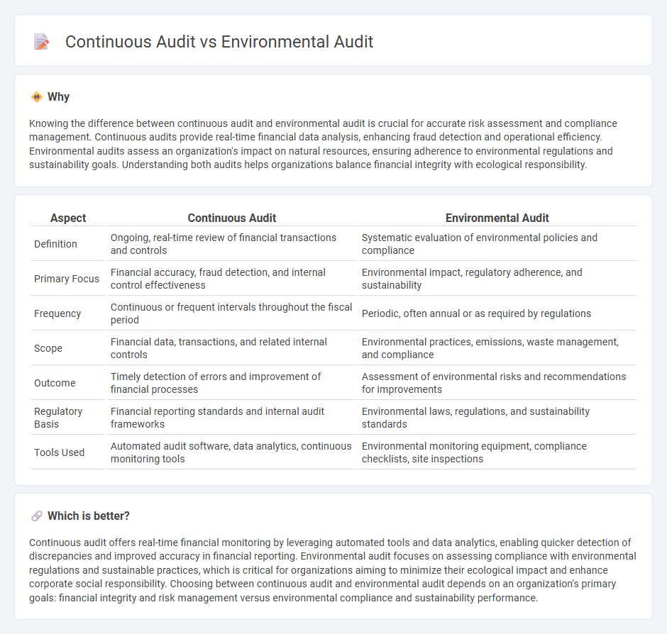 Continuous Audit vs Environmental Audit in Accounting