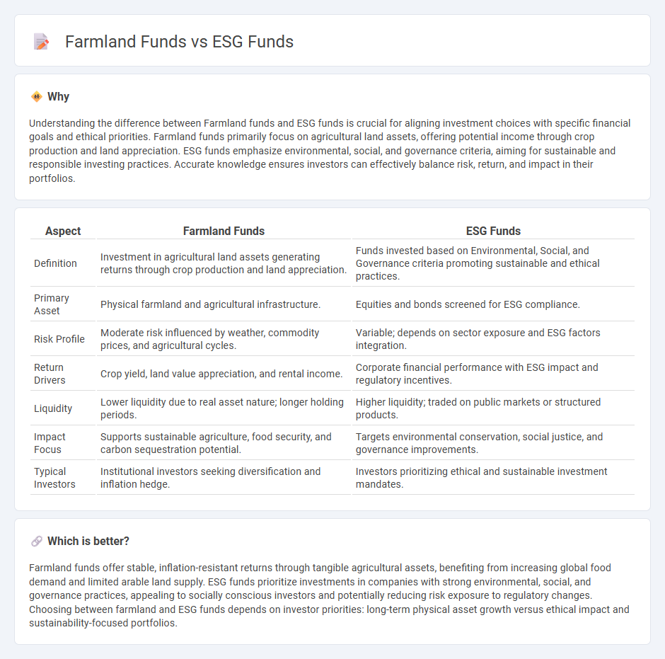 Farmland Funds vs Esg Funds in Investment