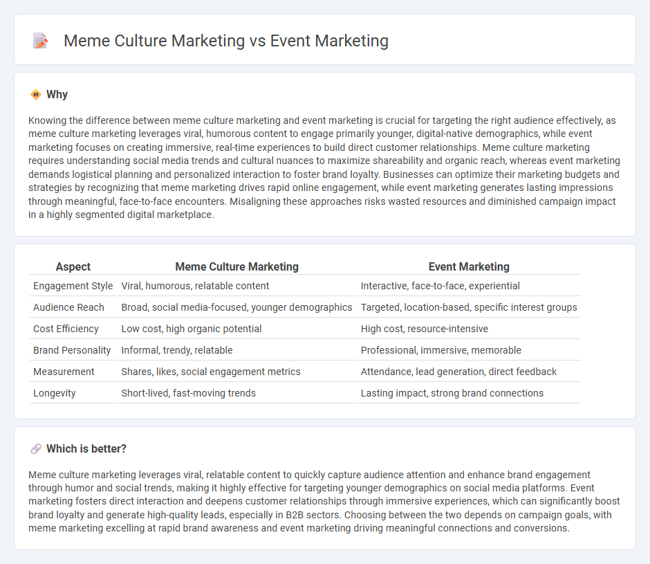 Meme Culture Marketing vs Event Marketing in Marketing
