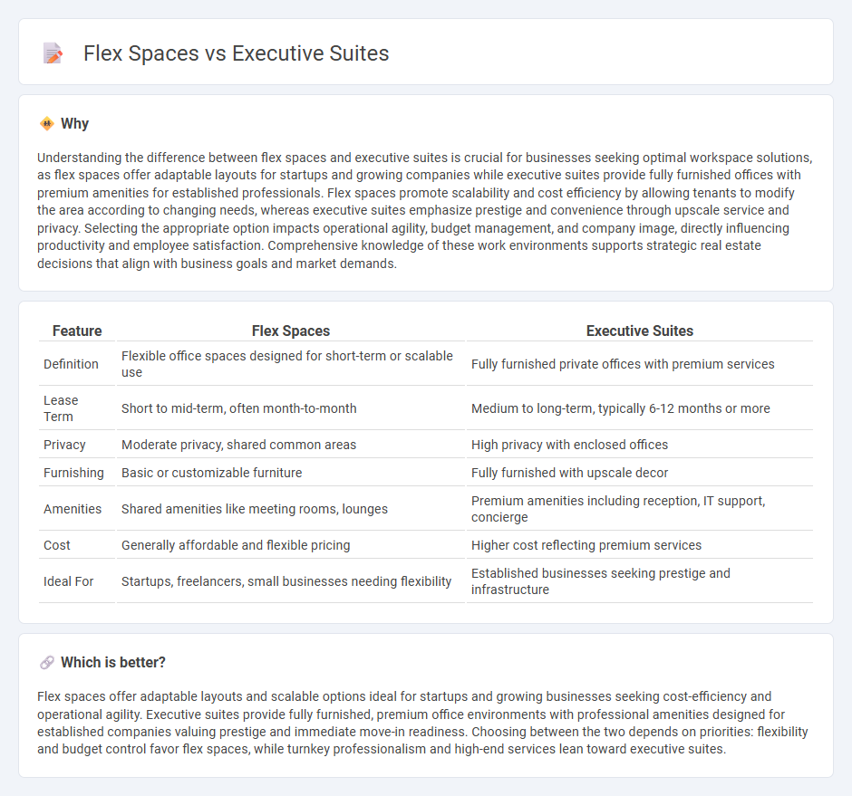 Flex Spaces vs Executive Suites in Real Estate