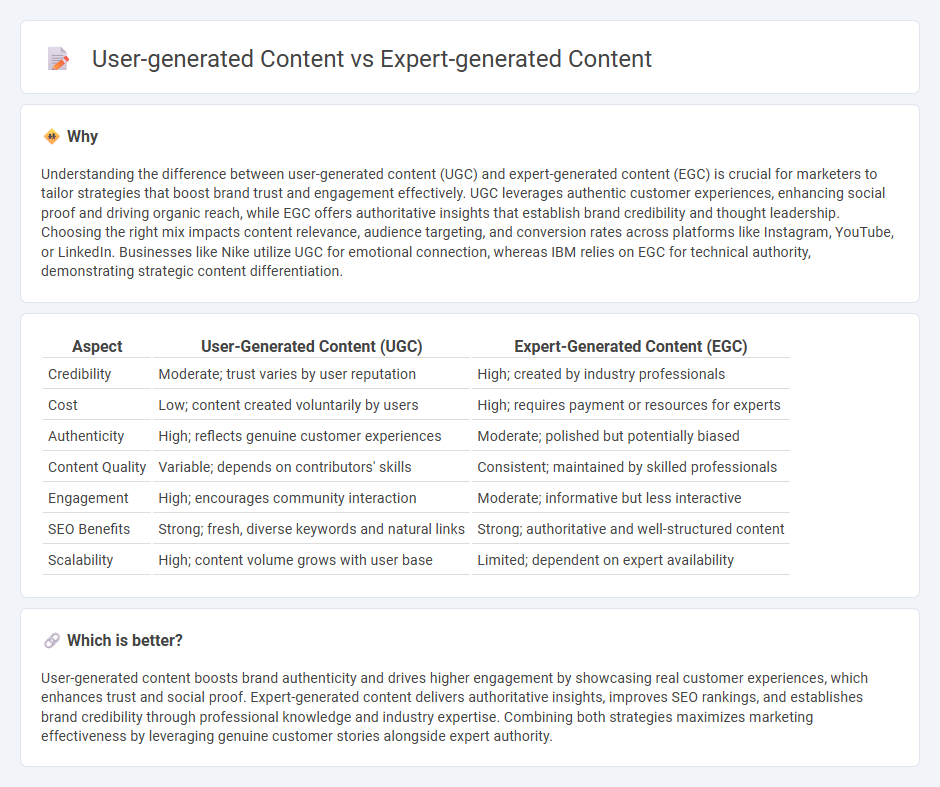 User-Generated Content vs Expert-Generated Content in Marketing