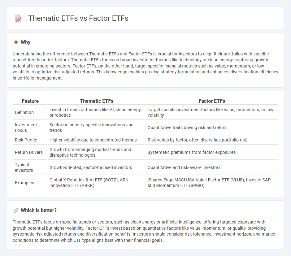 Thematic Etfs vs Factor Etfs in Finance