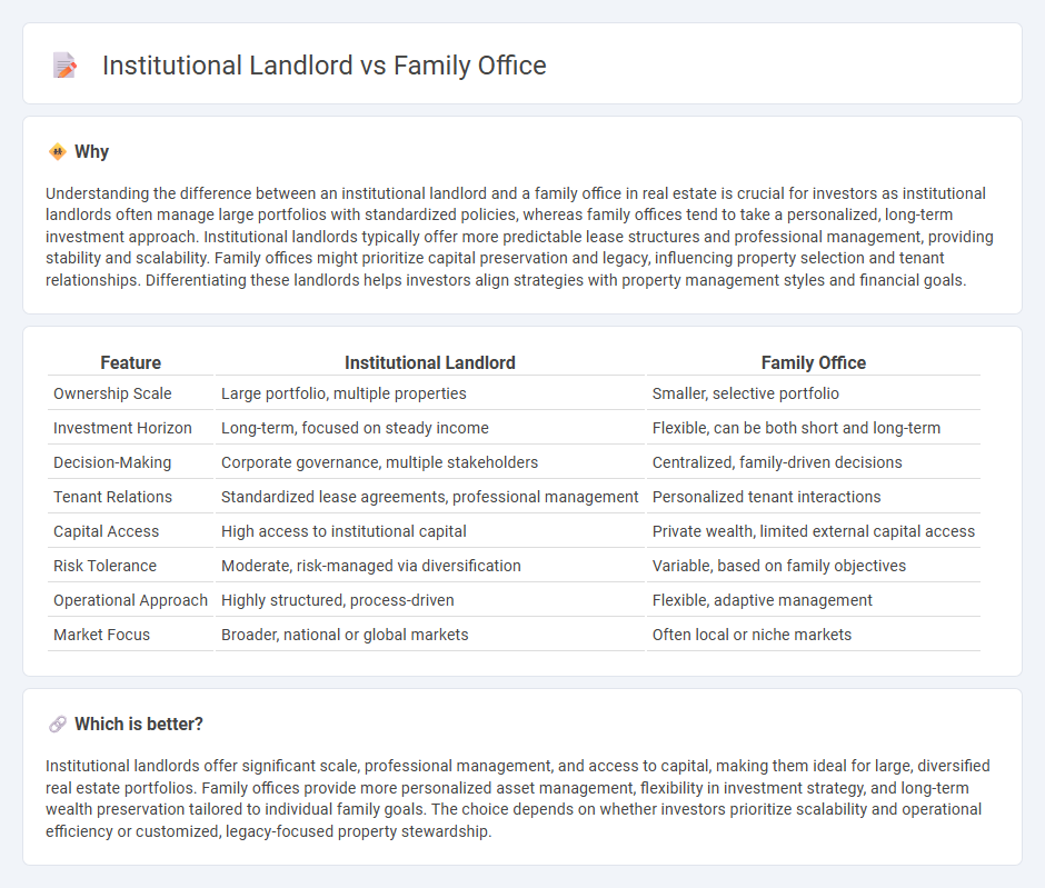 Institutional Landlord vs Family Office in Real Estate