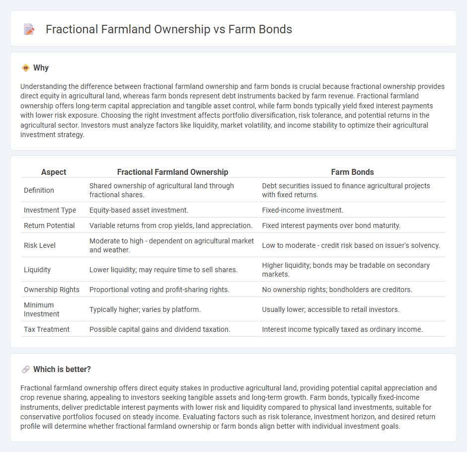 Fractional Farmland Ownership vs Farm Bonds in Investment