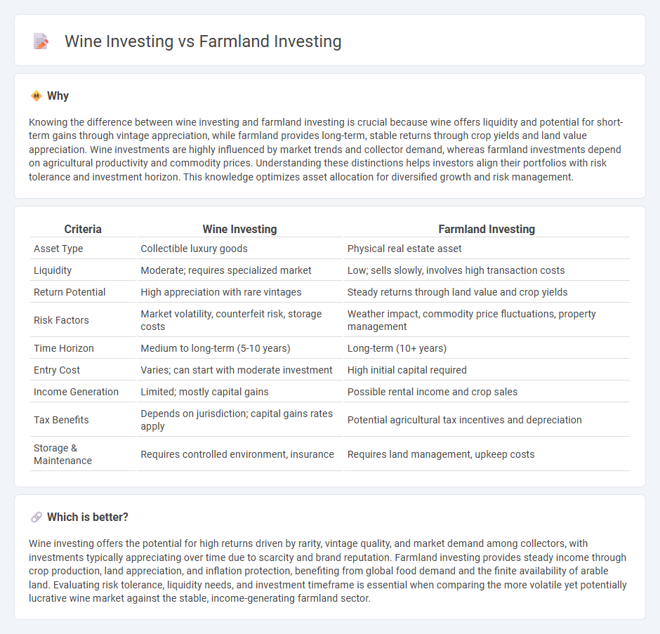 Wine Investing vs Farmland Investing in Investment