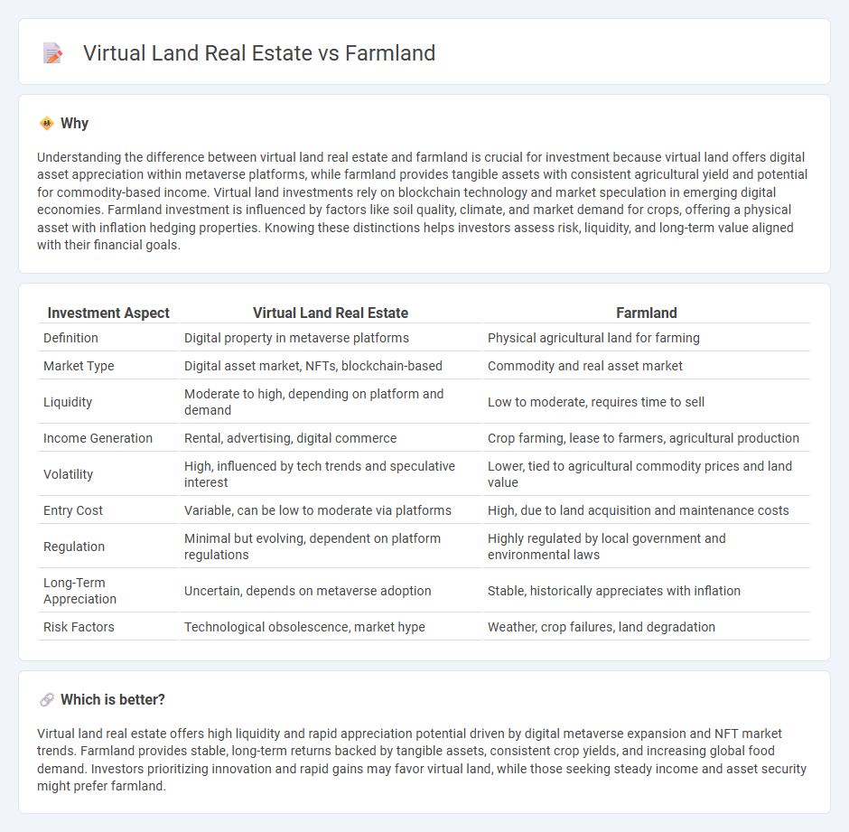 Virtual Land Real Estate vs Farmland in Investment