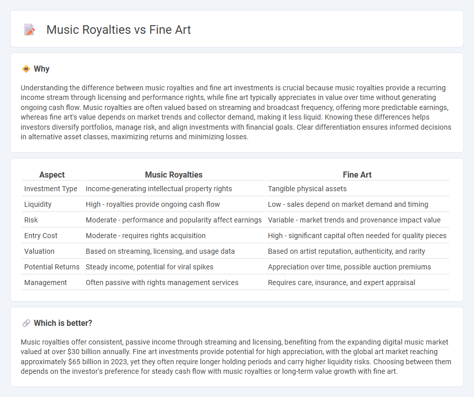 Music Royalties vs Fine Art in Investment