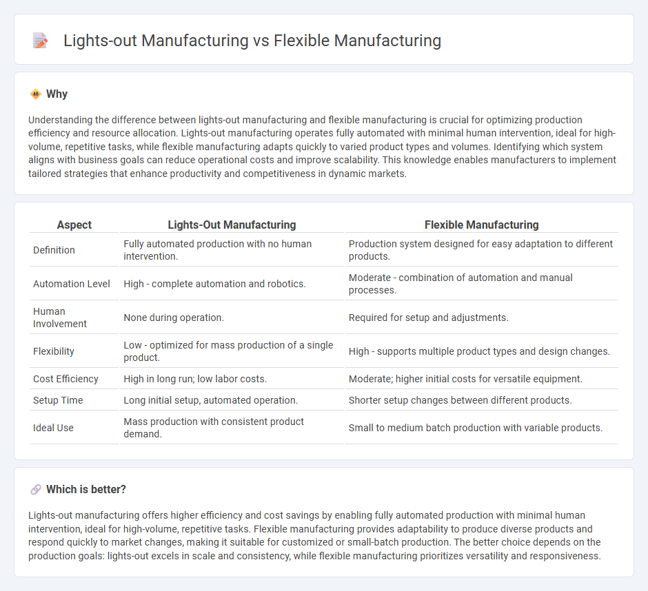 Lights-Out Manufacturing vs Flexible Manufacturing in Manufacturing