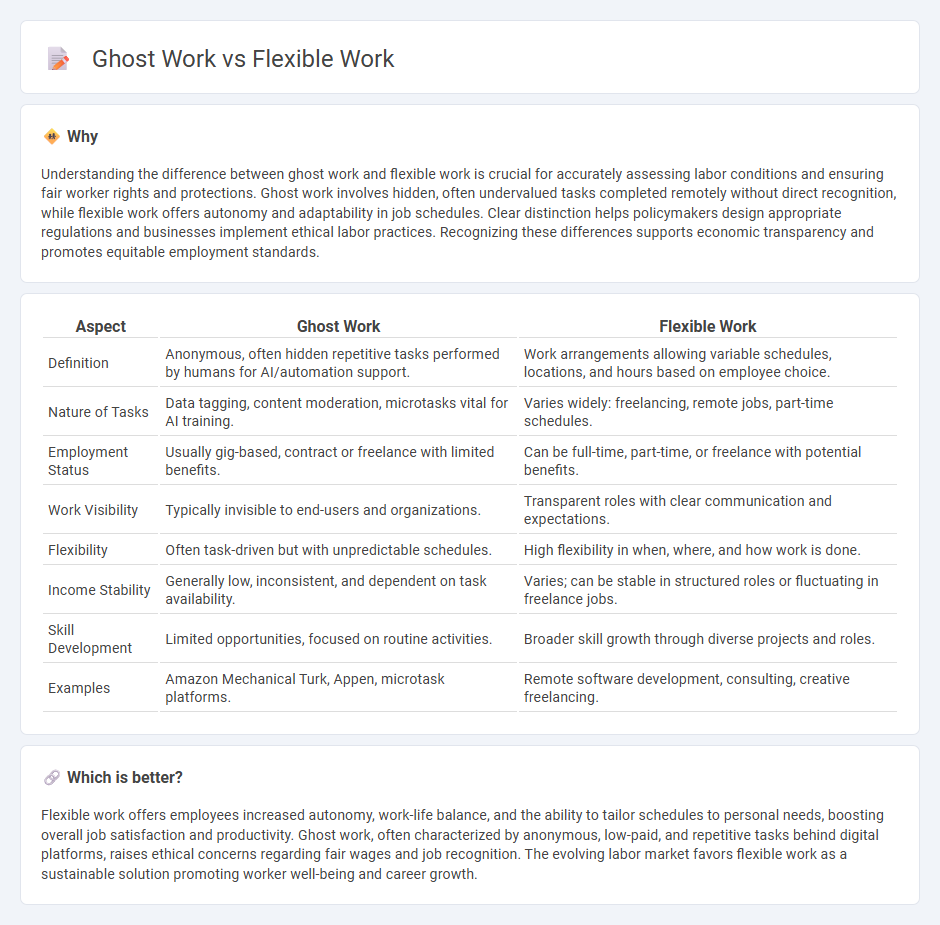 Ghost Work vs Flexible Work in Employment