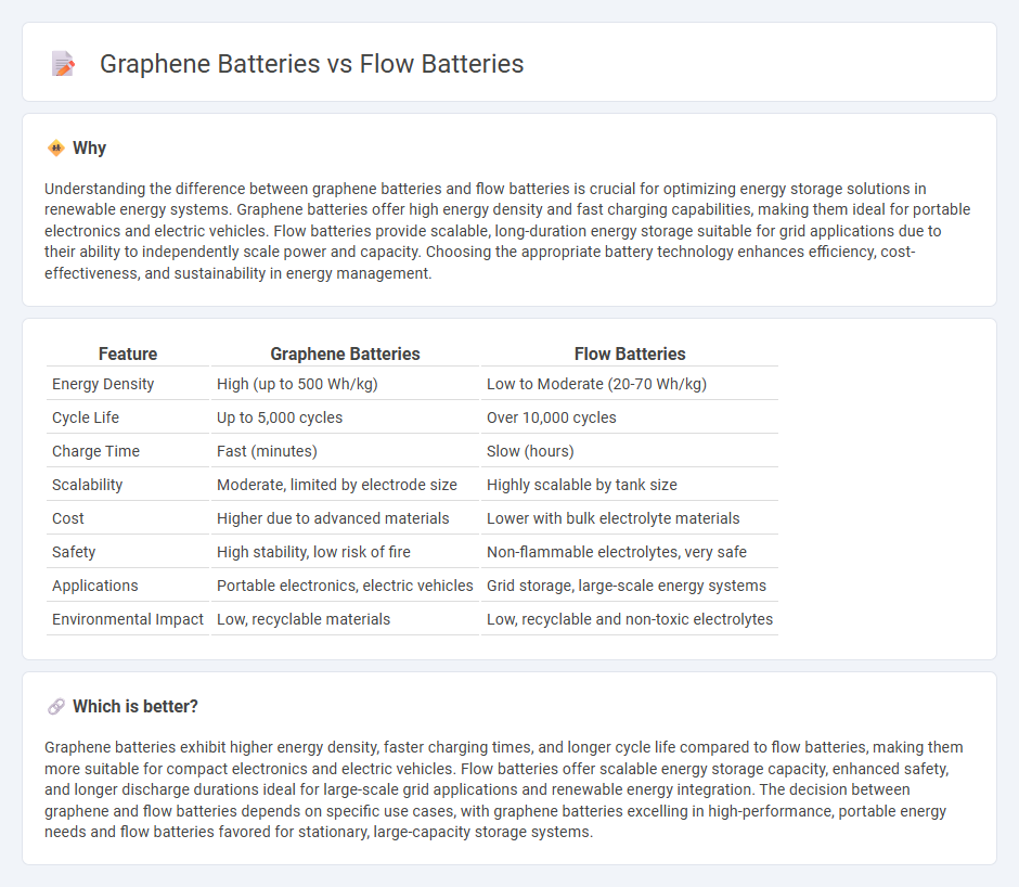 Graphene Batteries vs Flow Batteries in Technology