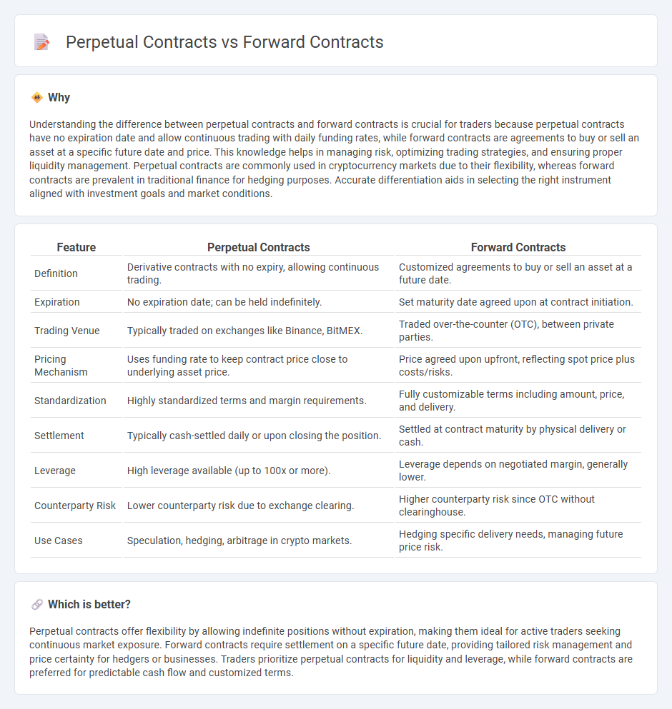 Perpetual Contracts vs Forward Contracts in Trading