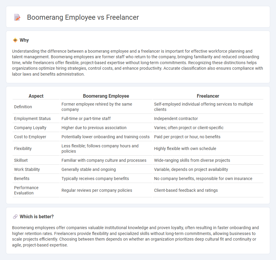 Boomerang Employee vs Freelancer in Employment