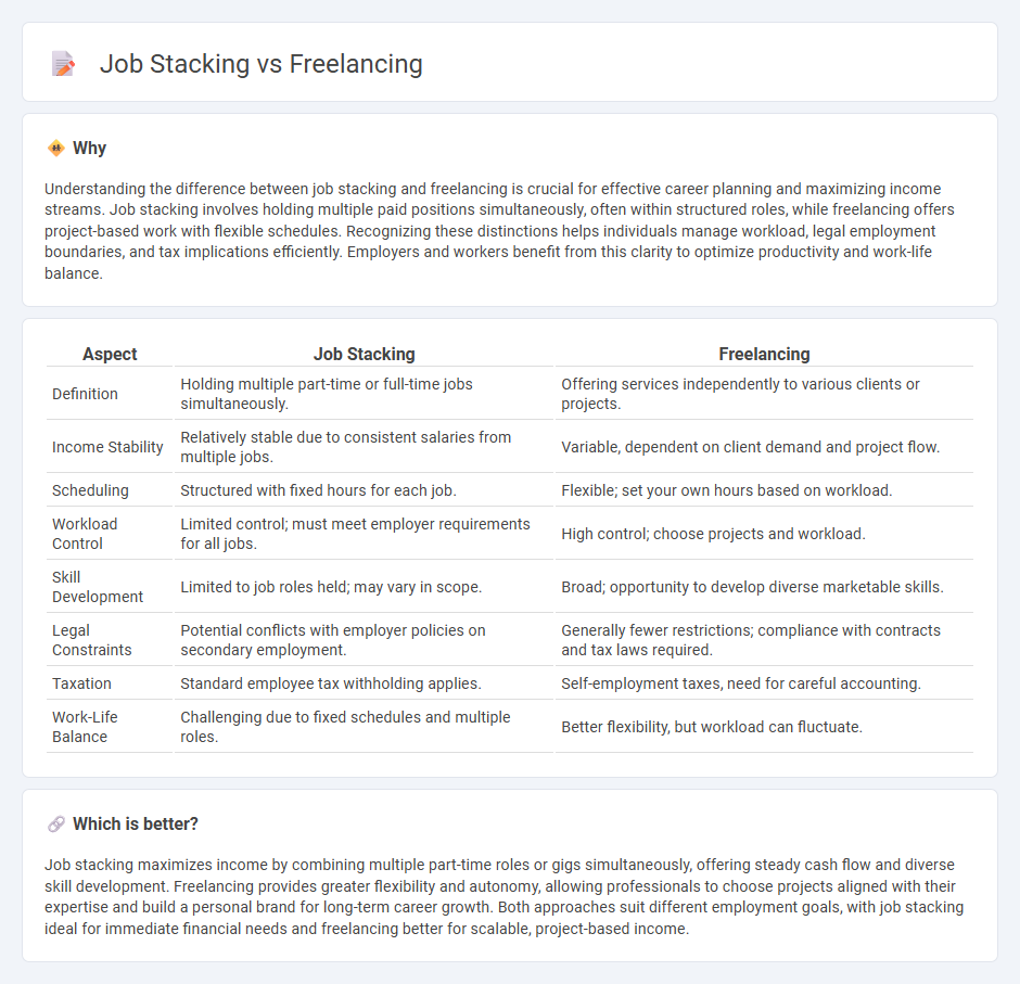 Job Stacking vs Freelancing in Employment