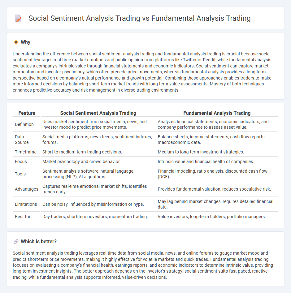 Social Sentiment Analysis Trading vs Fundamental Analysis Trading in Trading