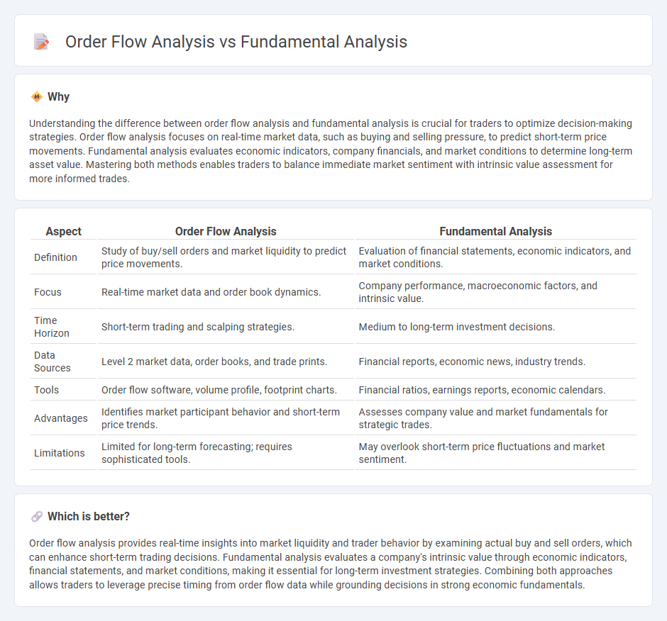 Order Flow Analysis vs Fundamental Analysis in Trading