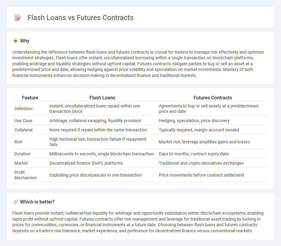 Flash Loans vs Futures Contracts in Trading
