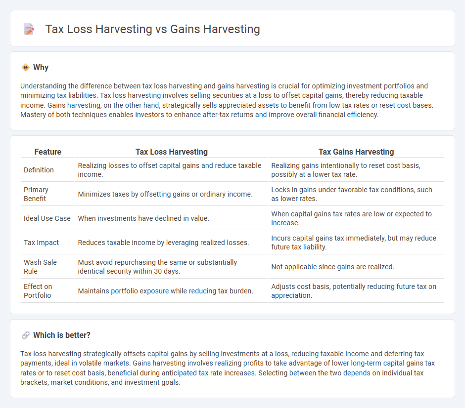 Tax Loss Harvesting vs Gains Harvesting in Finance