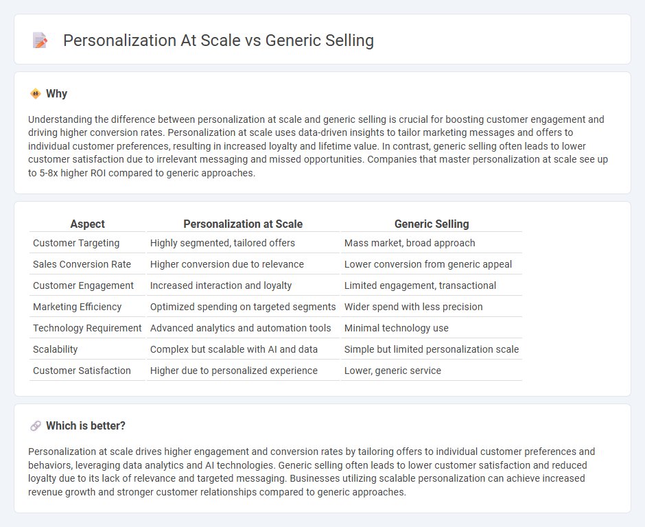 Personalization At Scale vs Generic Selling in Sales